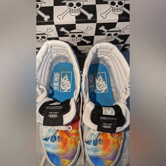 Vans One Piece Punk Hazard Sk8-Hi Sneakers With Box Men's Size 4 Women's 5.5 - Picture 10 of 16